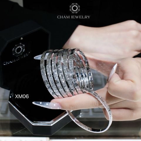Vòng Tay CHAM JEWELRY XM06, Bản 4.0mm (Barcode TXC103)