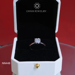 Nhẫn Nữ CHAM JEWELRY NN448, Chủ 6.0mm (Barcod TNN1314).