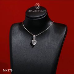 Mặt Dây Chuyền MK179 CHAM JEWELRY, Mặt Trái Tim Chủ Trái Tim 6.0mm (Barcode TMX441).