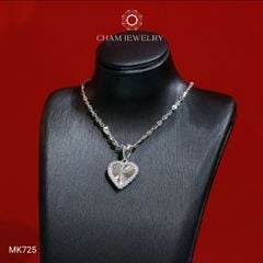 Mặt Dây Chuyền MK725 CHAM JEWELRY, Mặt Trái Tim, Bản 10.0mm (Barcode TMA1805).