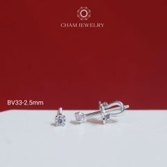 Hoa Tai BV33 CHAM JEWERLY, Bông Nụ Đá Newzealand (Barcode TBH15-TBH16-TBH14- TBH13 -TBH24-TBH109)