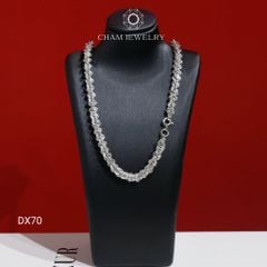 Dây Xoắn DX70 CHAM JEWELRY, Dây Xoắn Ovan Hoa Thị Chạm Máy Bản 5.0mm (Barcode NDLĐCB5)