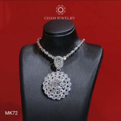 Mặt Dây Chuyền MK72 CHAM JEWELRY, Chủ 8.0mm (Barcode CM6044)