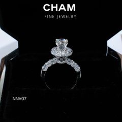 Nhẫn Nữ NNV07 Chủ 6.3mm Vàng 10k Kim Cương Lab Grown Diamond