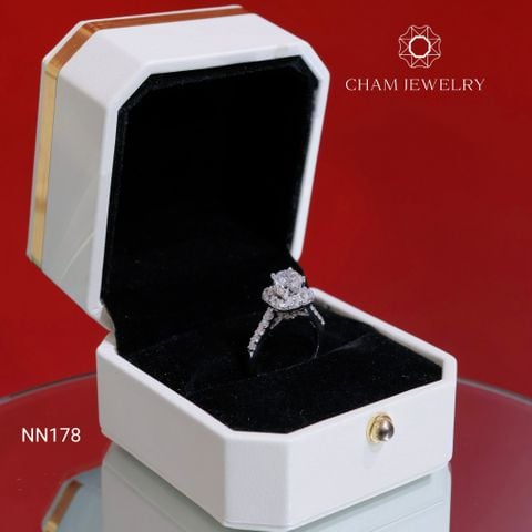 Nhẫn NN178 CHAM JEWELRY, Chủ 6.0mm (Barcode TNN1794).