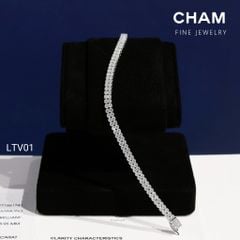 Lắc Tay LTV01 1.8mm Vàng 10k Kim cương Lab-grown