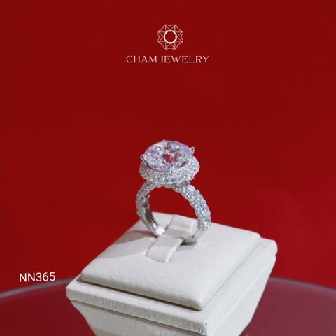 Nhẫn Nữ NN365 CHAM JEWELRY, Chủ 12mm (Barcode TNN1358).