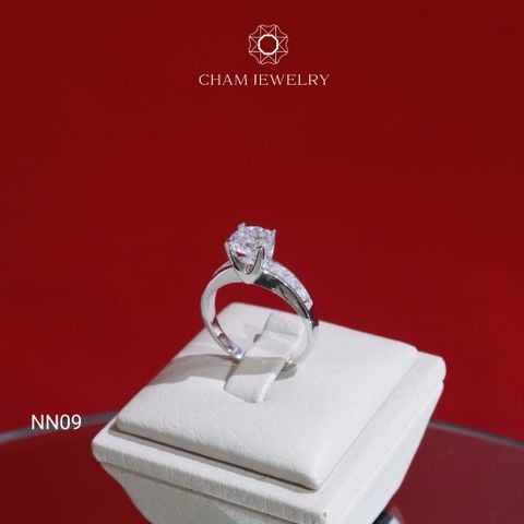 Nhẫn NN09 CHAM JEWELRY, Chủ 5.5mm.