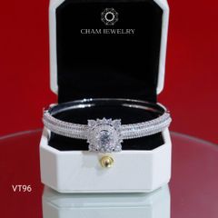 Vòng Tay CHAM JEWELRY VT96, Đá New Zealand 8mm ( Barcode TVB227V).