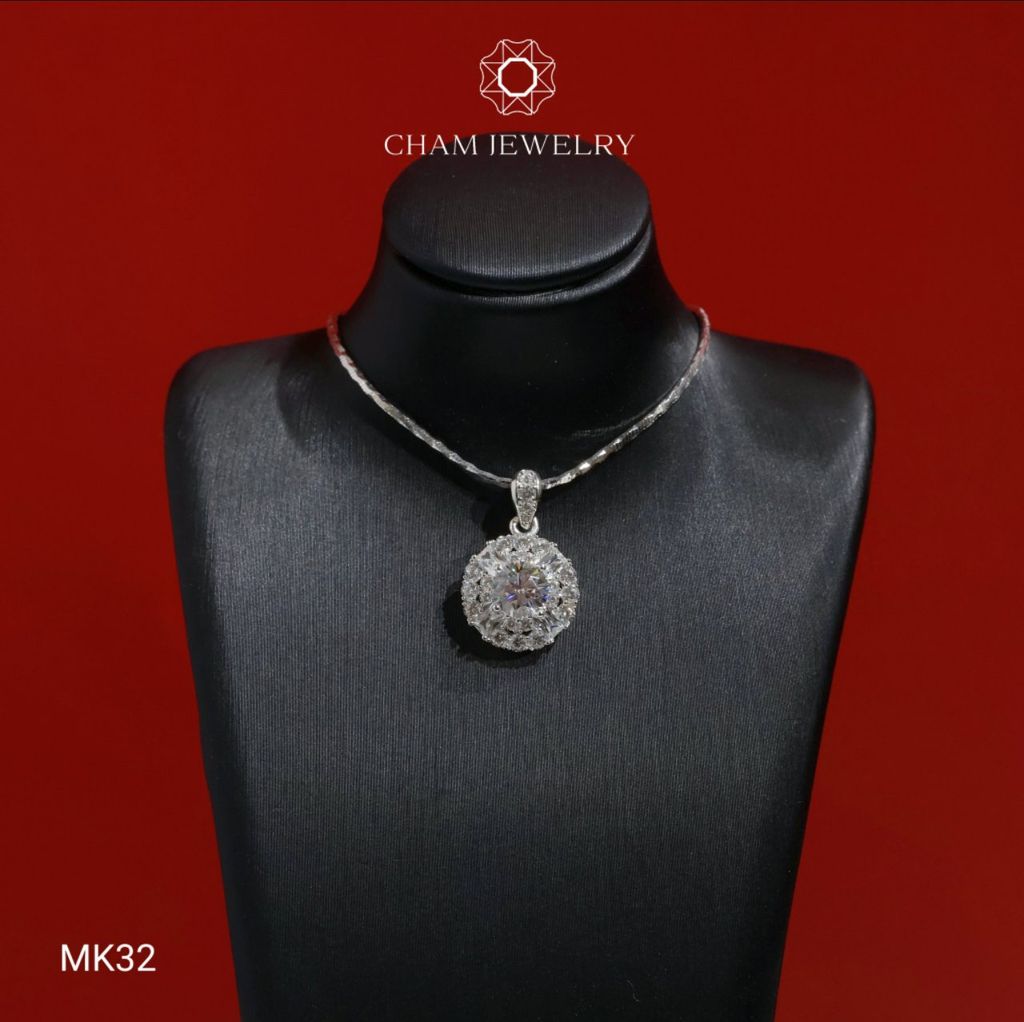 Mặt Dây Chuyền MK32 CHAM JEWELRY, Chủ 6.0mm (Barcode TMA1838).