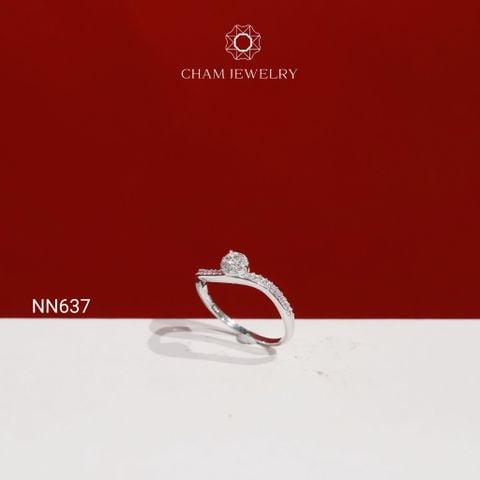Nhẫn NN637 CHAM JEWELRY, Chủ 2.5mm ( TNN1037 )