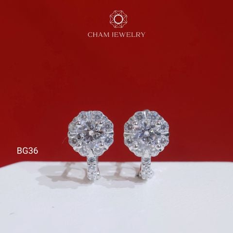 Hoa Tai CHAM JEWELRY BG36, Chủ 5.5mm (Barcode TBG1069).