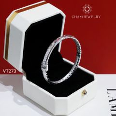 Vòng Tay CHAM JEWELRY VT273, Vòng Tay Kiểu Chạm Máy (Barcode C52V02)