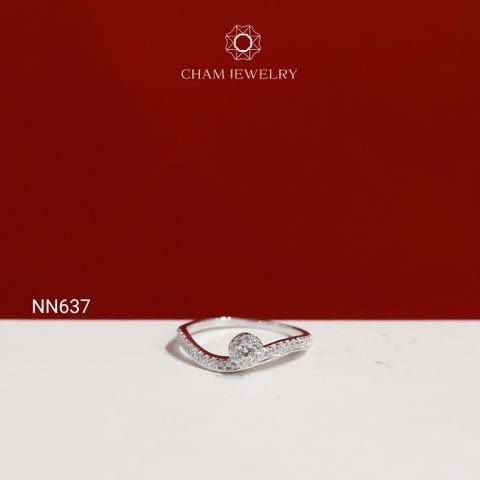 Nhẫn NN637 CHAM JEWELRY, Chủ 2.5mm ( TNN1037 )