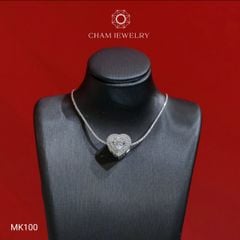 Mặt Dây Chuyền MK100 CHAM JEWELRY Trái Tim 4.0mm ( Barcode TCH638).