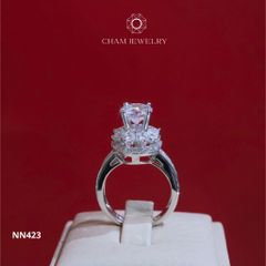 Nhẫn Nữ CHAM JEWELRY NN423, Chủ 7.5mm (Barcod CTXN35).