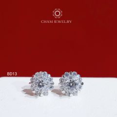 Hoa Tai CHAM JEWERLY BD13, Chủ 4.0mm (Barcode TBD1389).