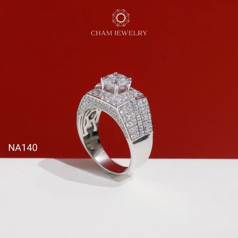 Nhẫn Nam NA140 CHAM JEWELRY, Chủ 7.0mm (Barcode PNH08).