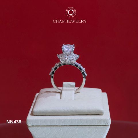 Nhẫn NN438 CHAM JEWELRY, Chủ 7.0mm (Barcode TNN1174).