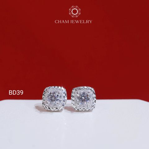 Hoa Tai BD39 CHAM JEWELRY, Chủ 4.0mm (Barcode TBD1577).