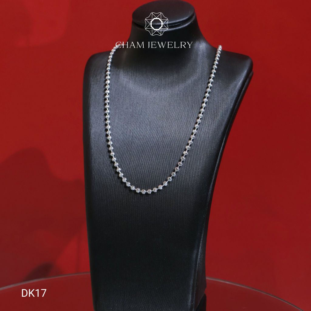 Dây Chuyền CHAM JEWELRY DK17, Dây Bi Tròn 2.0mm (Barcode CDYR913)