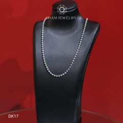Dây Chuyền CHAM JEWELRY DK17, Dây Bi Tròn 2.0mm (Barcode CDYR913)