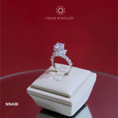 Nhẫn NN438 CHAM JEWELRY, Chủ 7.0mm (Barcode TNN1174).
