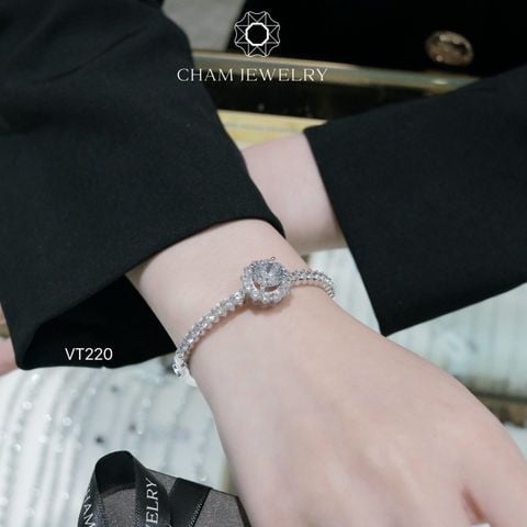 Vòng Tay VT220 CHAM JEWELRY, Chủ 9.0mm (Barcode TVB109V)