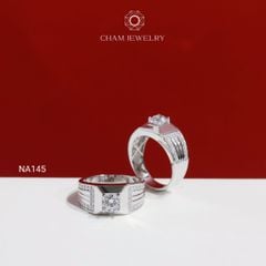 Nhẫn Nam NA145 CHAM JEWELRY, Chủ 6.0mm (TNNA185-C-NNA36)