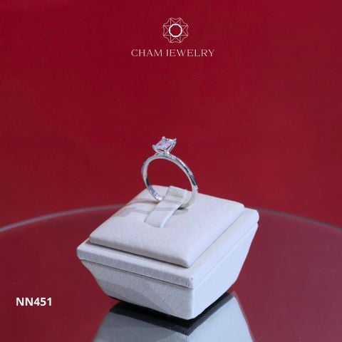 Nhẫn Nữ CHAM JEWELRY NN451, Chủ 4.0mm (Barcod TNN1437).