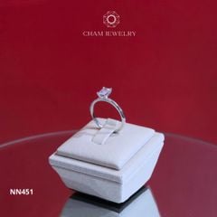 Nhẫn Nữ CHAM JEWELRY NN451, Chủ 4.0mm (Barcod TNN1437).