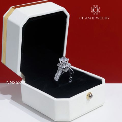 Nhẫn NN268 CHAM JEWELRY, Chủ 7.0mm( Barcode TNN1842).