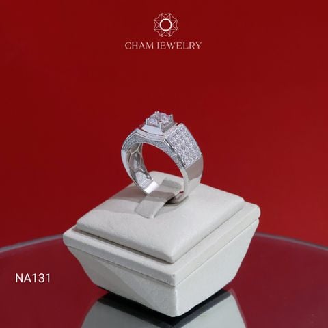 Nhẫn Nam NA131 CHAM JEWELRY, Chủ 6.0mm (Barcode TNNA382)