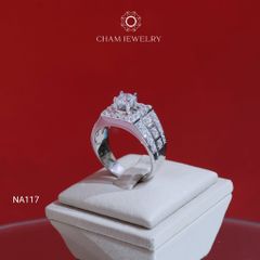 Nhẫn Nam NA117 CHAM JEWELRY, Chủ 5.5mm.