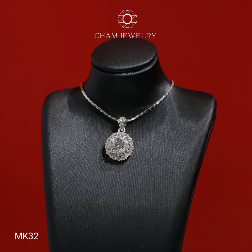 Mặt Dây Chuyền MK32 CHAM JEWELRY, Chủ 6.0mm (Barcode TMA1838).