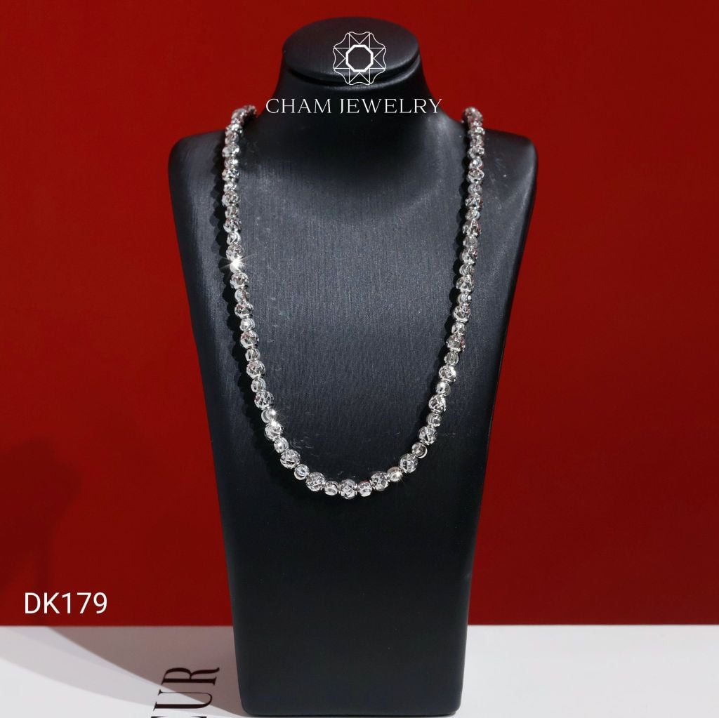 Dây Chuyền CHAM JEWELRY DK179, Dây Bi Ý, Bản 4.0mm  (Barcode NDB4).