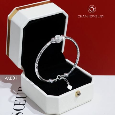 Vòng Tay Bé PAB01 CHAM JEWELRY, Vòng Bi Chạm Máy  (Barcode TVEC52)