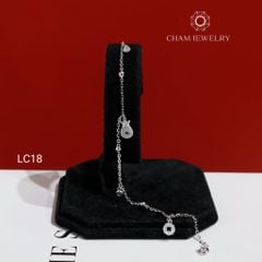 Lắc Chân LC18 CHAM JEWELRY, Lắc Charm Kim Tiền (Barcode CTNC133) .