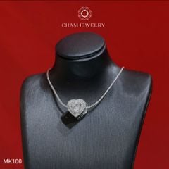 Mặt Dây Chuyền MK100 CHAM JEWELRY Trái Tim 4.0mm ( Barcode TCH638).