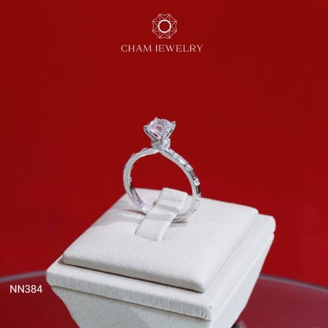 Nhẫn NN384 CHAM JEWELRY, Chủ 6.0mm (Barcode TVB305N).