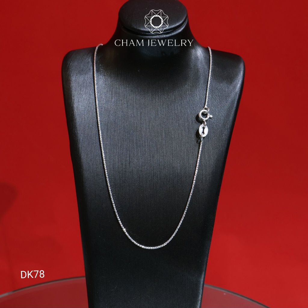 Dây Chuyền CHAM JEWELRY DK78, Dây Mì Kim Cương ( Barcode TDY195-CDYR64)