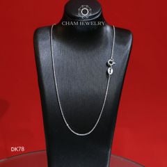 Dây Chuyền CHAM JEWELRY DK78, Dây Mì Kim Cương ( Barcode TDY195-CDYR64)