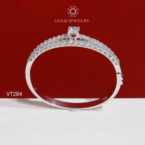 Vòng Tay VT284 CHAM JEWELRY, Vòng Kiểu Chủ 7.0mm (CV8381).