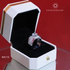 Nhẫn Nam NA113 CHAM JEWELRY, Chủ 7.5mm (Barcode TNNA433).