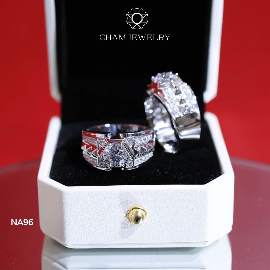 Nhẫn Nam NA96 CHAM JEWELRY, Chủ 7.0mm (Barcode TNNA411).