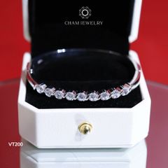 Vòng Tay VT200 CHAM JEWELRY, Đá 4.0mm (Barcode CV7190)