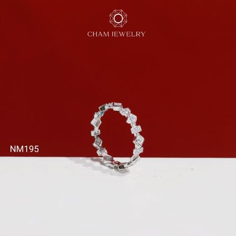 Nhẫn NM195 CHAM JEWELRY, Nhẫn Kiểu Full Đá ( TNF41-C-N2060 ).