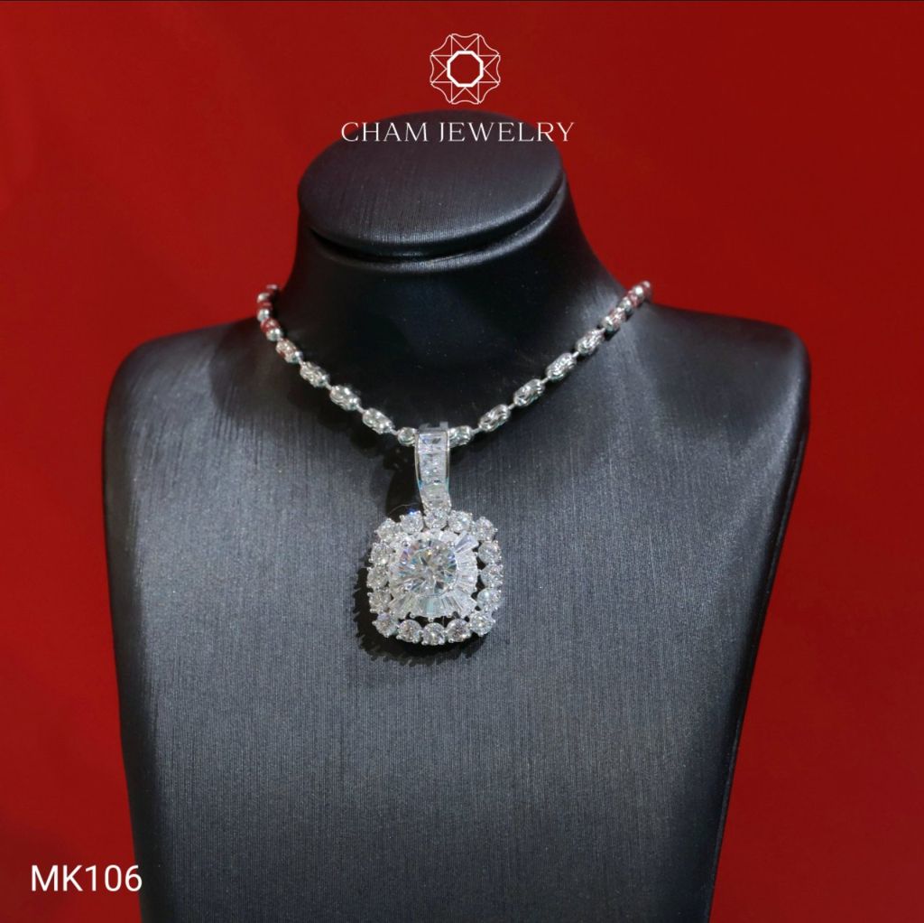 Mặt Dây Chuyền MK106 CHAM JEWELRY, Chủ 6.0mm ( Barcode TMA1327)