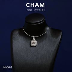 Mặt Dây Chuyền MKV02 Vàng 10k Chủ 5.4mm Kim Cương Lab Grown Diamond