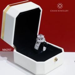 Nhẫn NN297 CHAM JEWELRY, Chủ 8.5mm( Barcode TNN941).